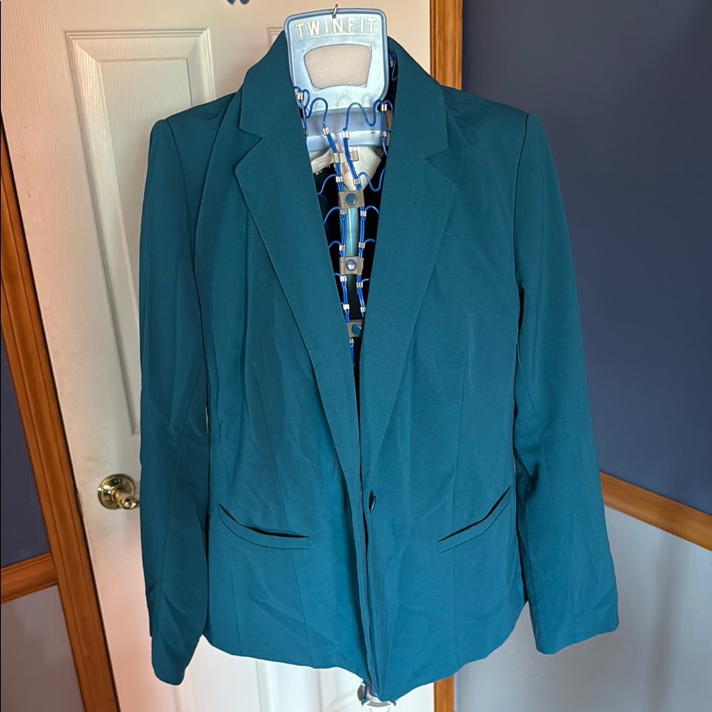 Lane Bryant Teal Blazer